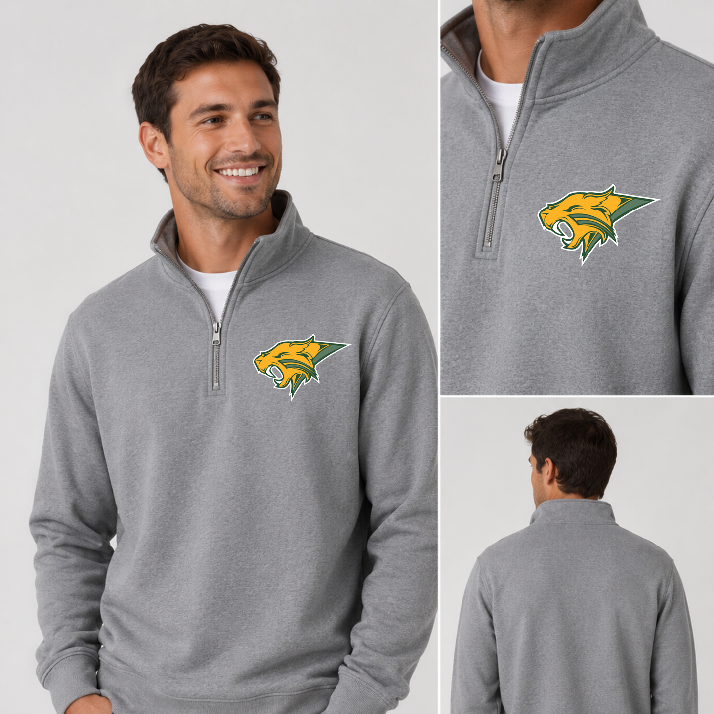 Bobcat Midweight Quarter-Zip Pullover