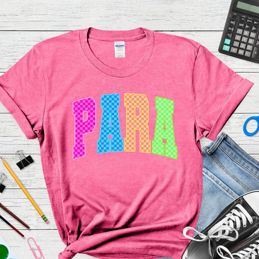 Checkered PARA Tee
