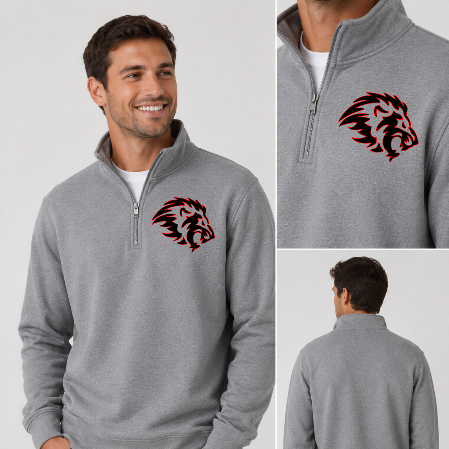 Lions Midweight Quarter-Zip Pullover