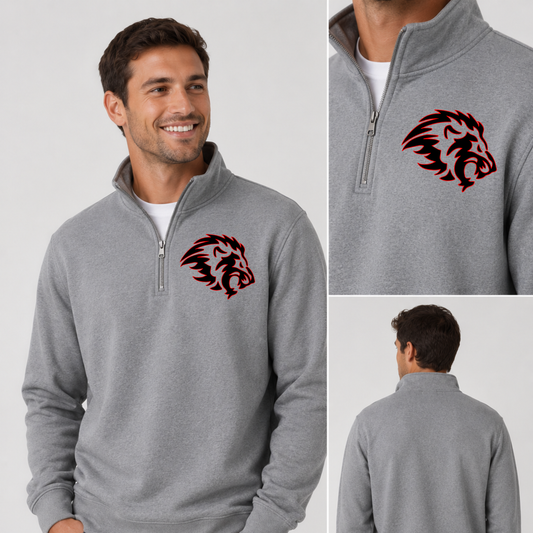 Lansing Lions Midweight Quarter-Zip Pullover