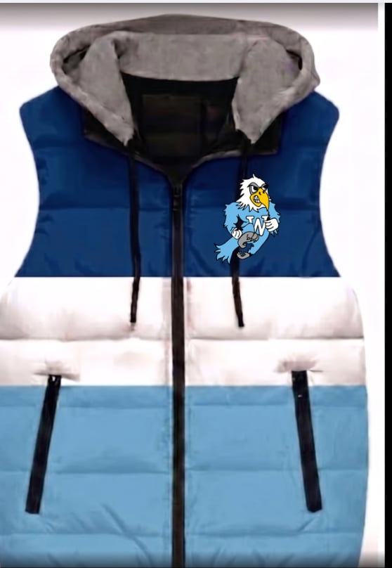 West Middle School Warhawks Puffer Vest