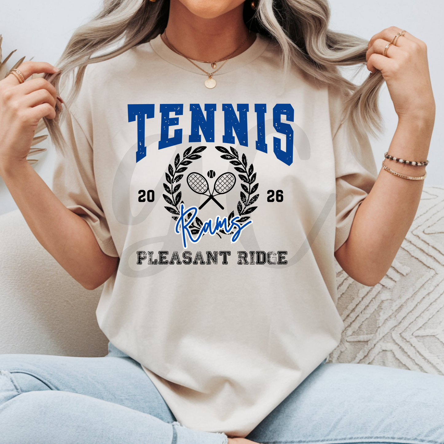 Pleasant Ridge Tennis Wreath Tee