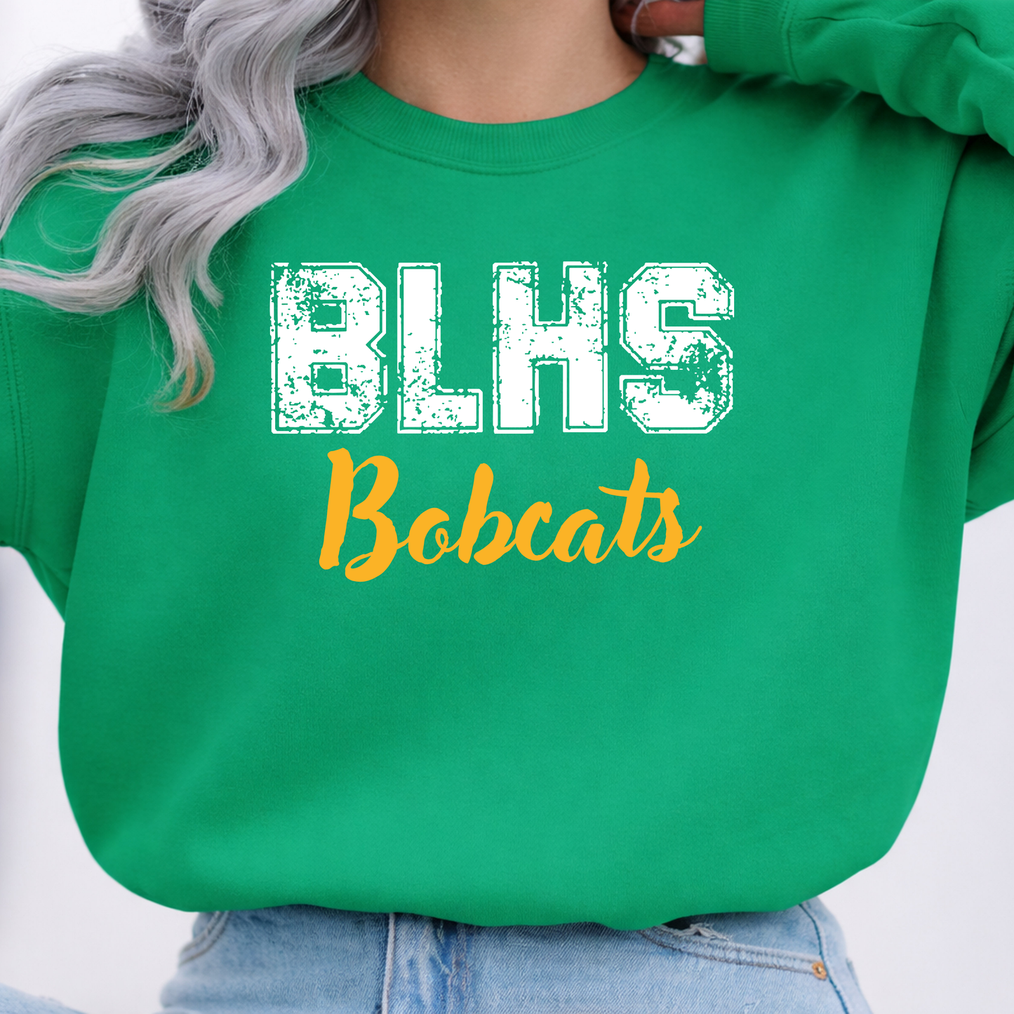 BLHS Bobcats Varsity-Style Crewneck