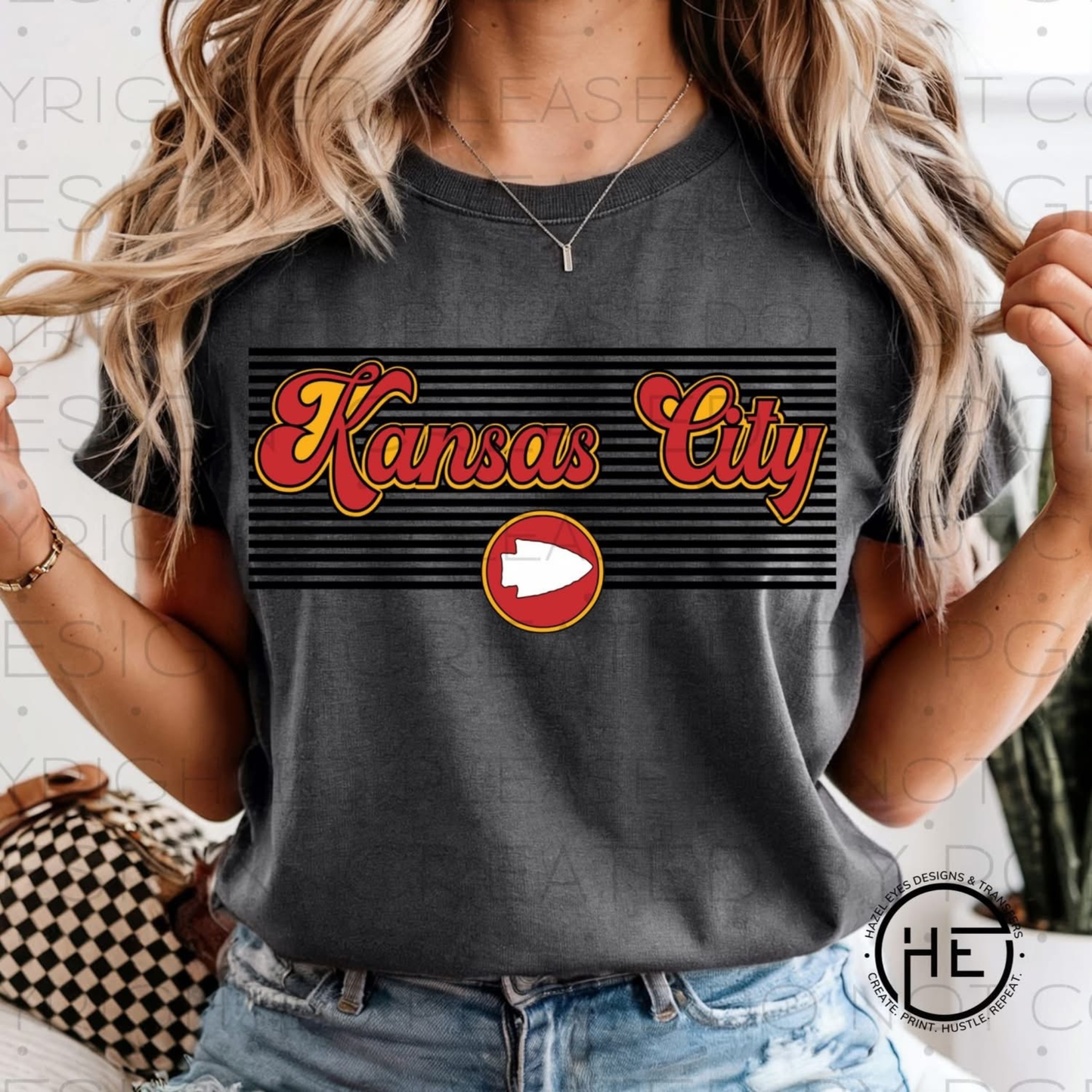 Kansas City Retro Football Tee
