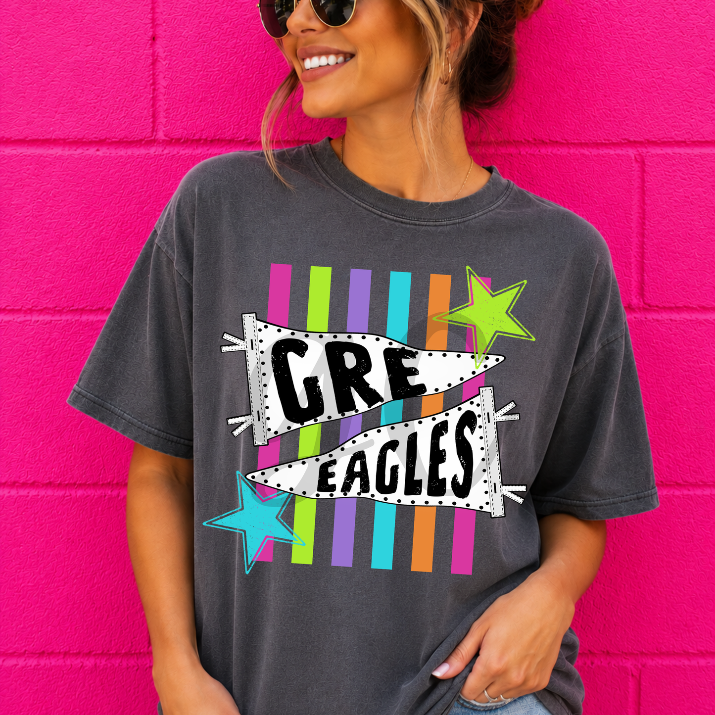 Neon Pennant Glenwood Ridge Tee