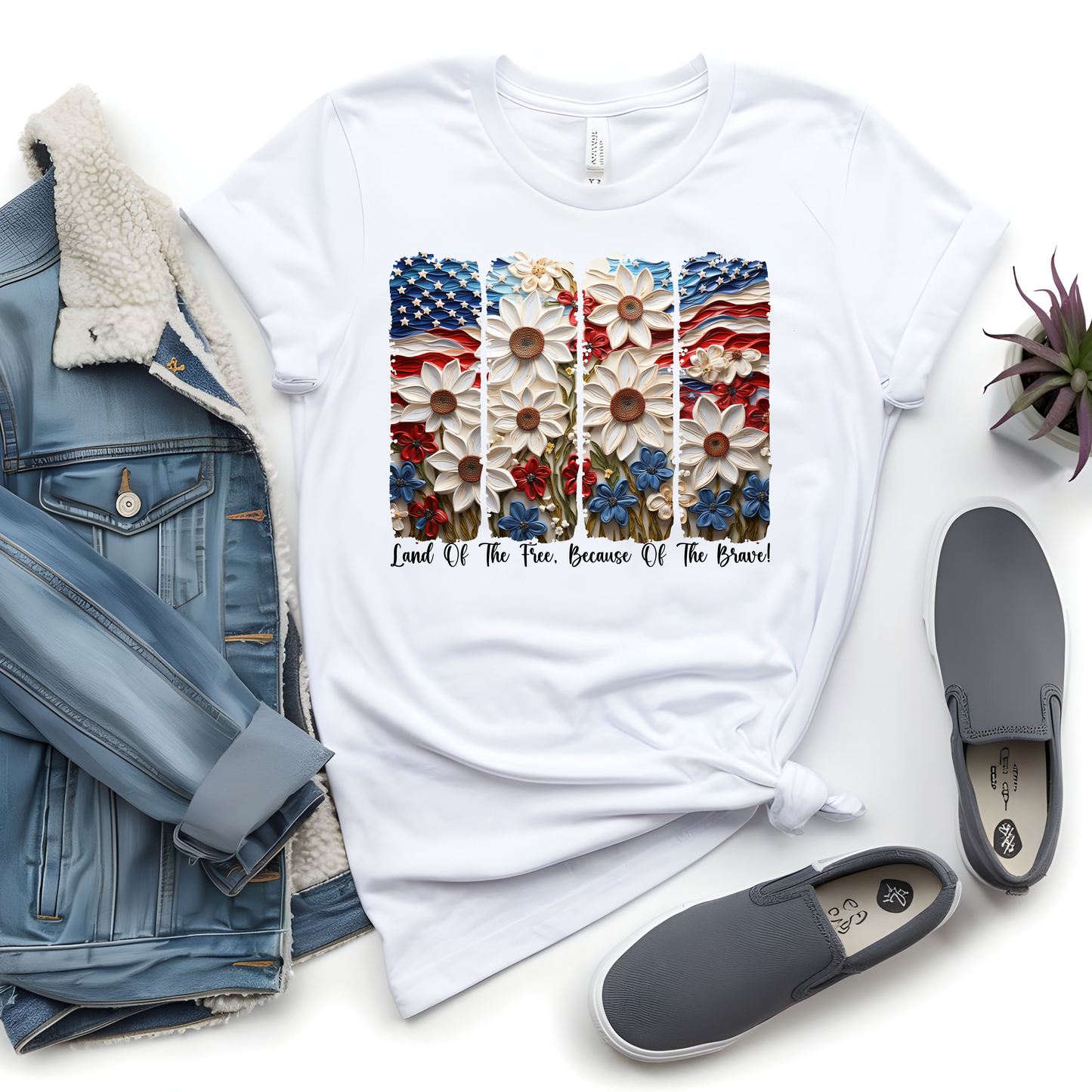 Land of the Free Because of the Brave Daisies