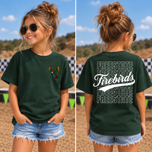 Stacked Freestate Firebirds Youth Tee