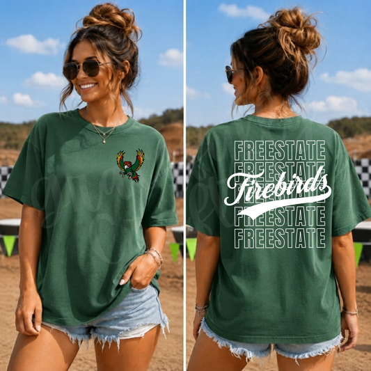 Stacked Freestate Firebirds Tee