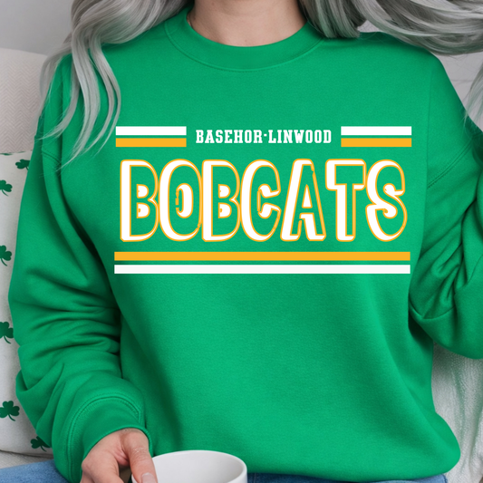 Basehor-Linwood Bobcats Varsity Spirit Tee or Crewneck