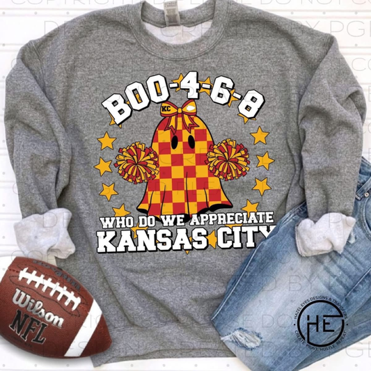 Boo-4-6-8 Kansas City Crewneck