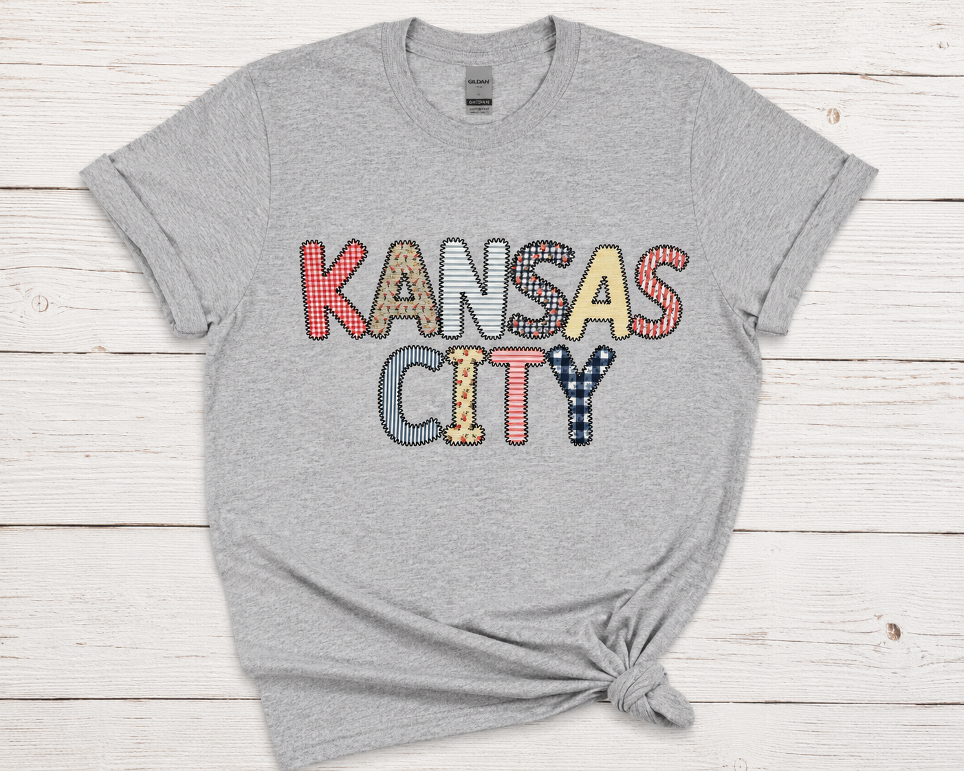 Kansas City Faux Stitches-- Clearance!