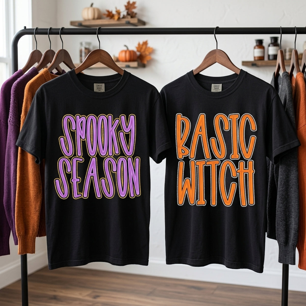 Spooky Season or Basic Witch Tee