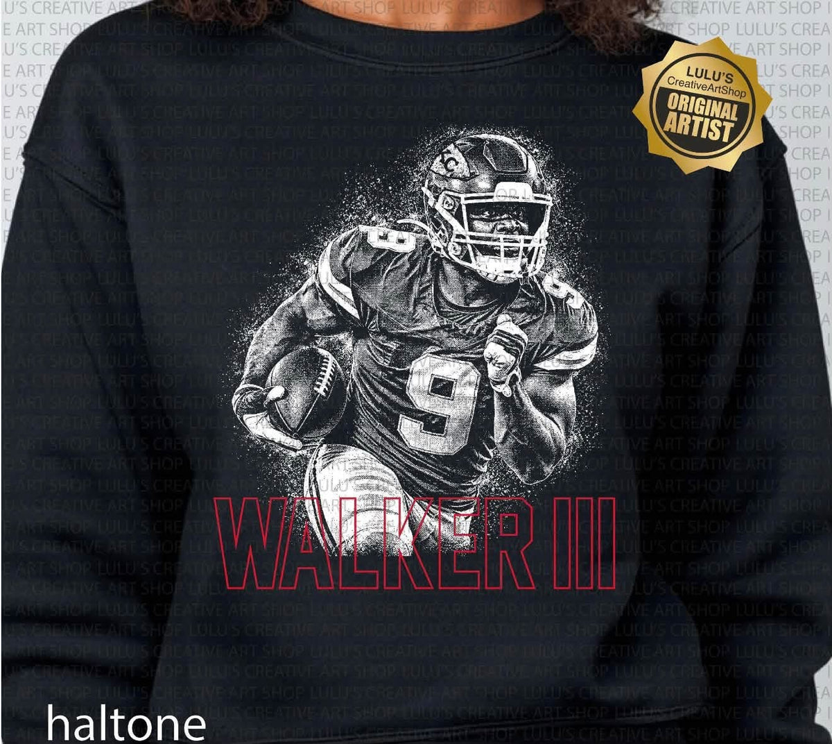 Walker III Black Tee or Crewneck