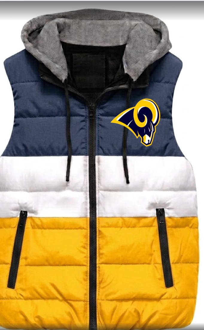 Pleasant Ridge Rams Puffer Vest