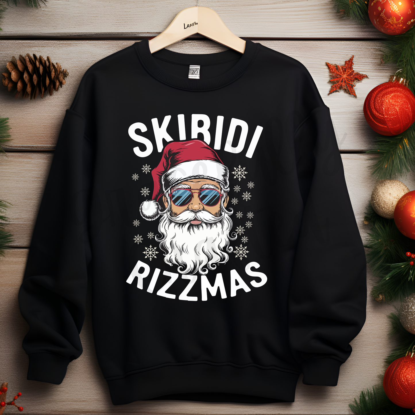 Skibidi Rizzmas Tee or Crewneck