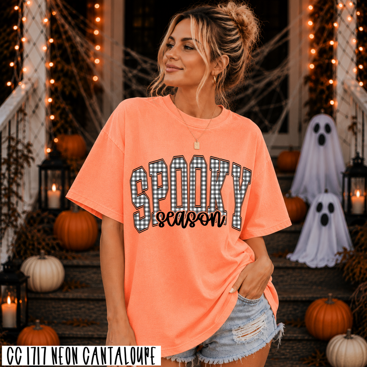 Spooky Season Gingham (Comfort Colors)