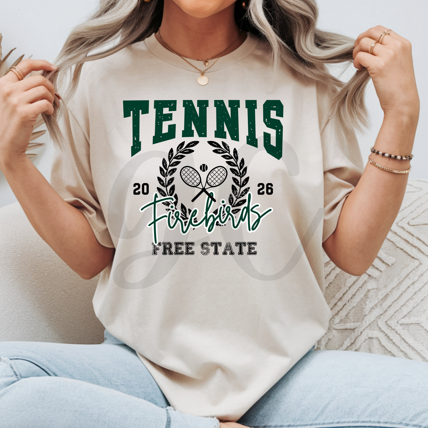 Free State Firebirds Tennis Wreath Tee
