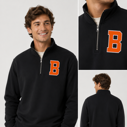Bonner Springs Braves Midweight Quarter-Zip Pullover