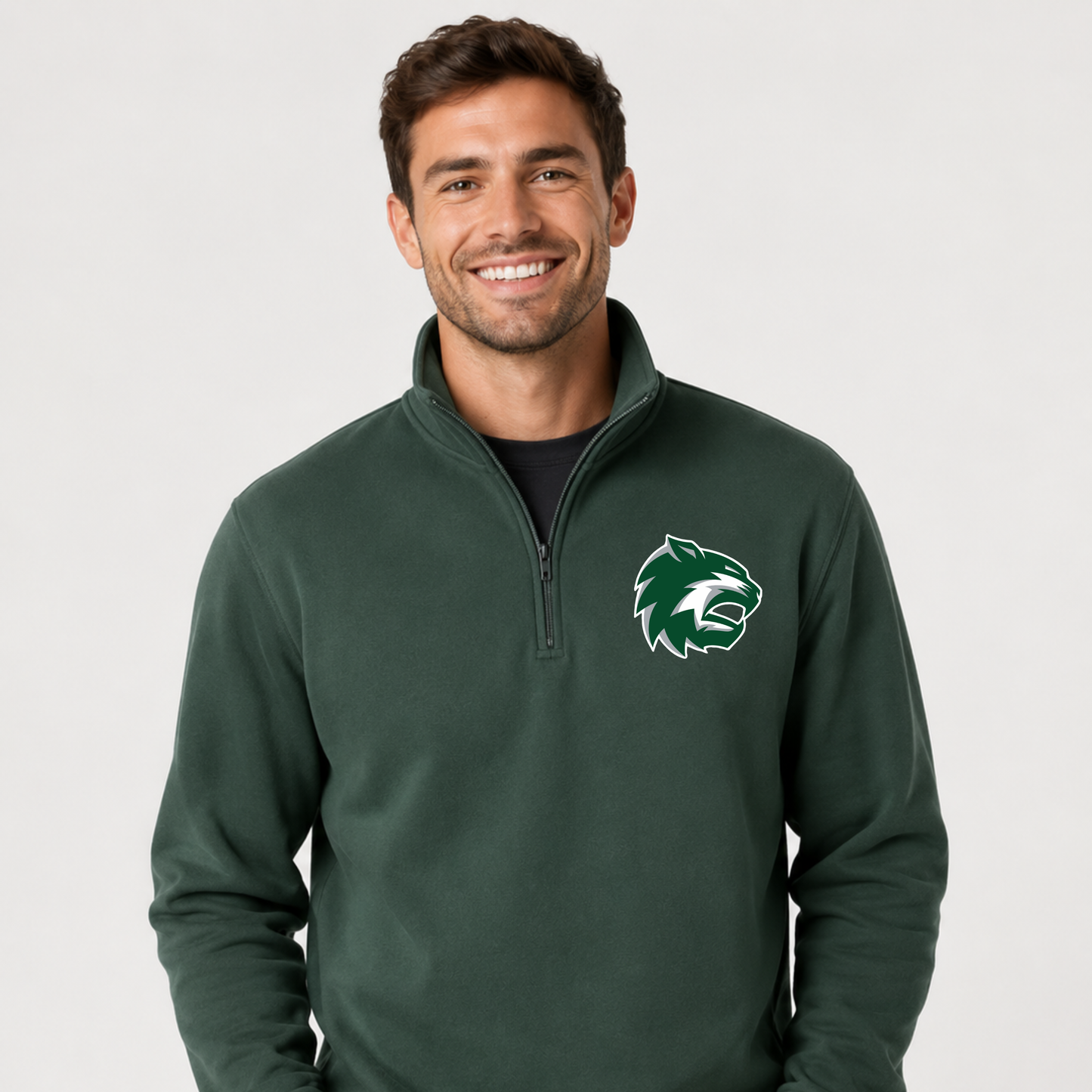De Soto Wildcat Midweight Quarter-Zip Pullover