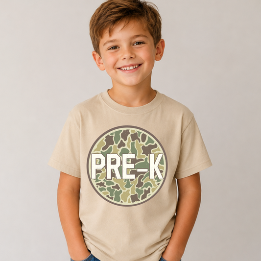 Camo Grade Level Tee (Youth)