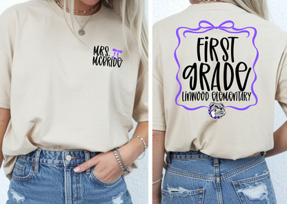 Bow Grade Level Tee/Speciality (Personalize)