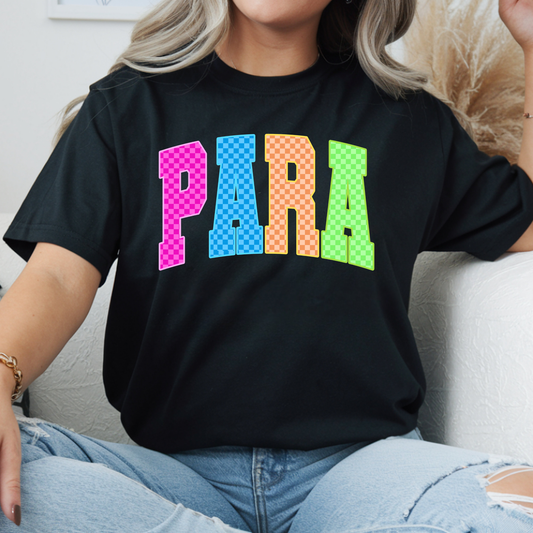 Checkered PARA Tee