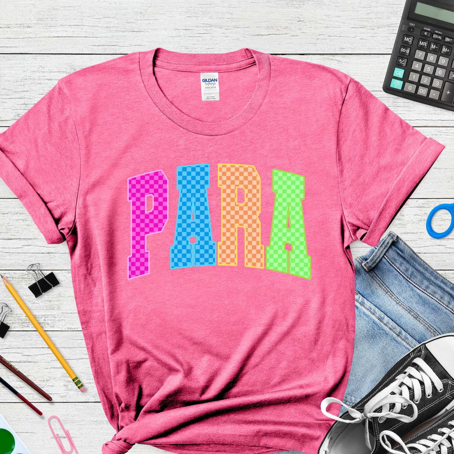Checkered PARA Tee