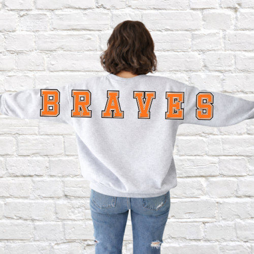 Bonner Springs Oversized Mascot Crewneck