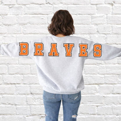 Bonner Springs Oversized Mascot Crewneck