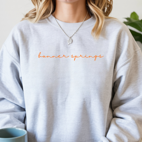 Bonner Springs Oversized Mascot Crewneck