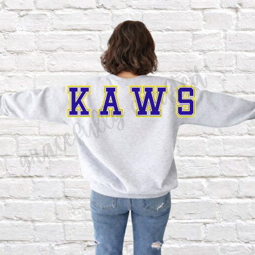 Perry-Lecompton Kaws Oversized Mascot Crewneck