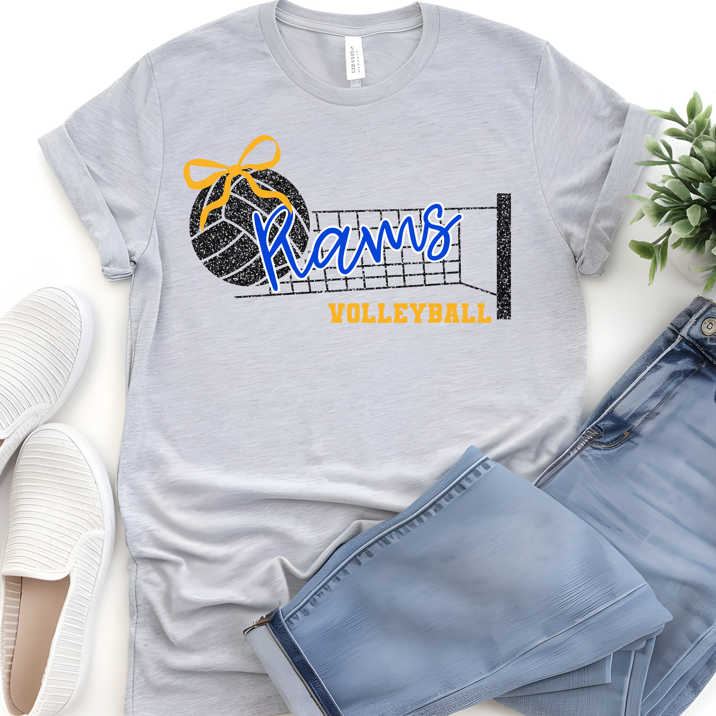 Rams Volleyball Net Tee