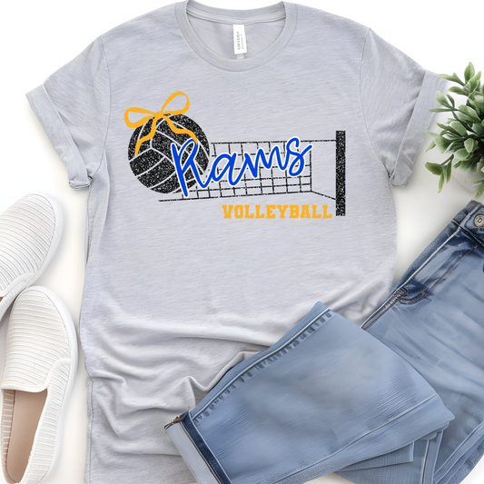 Rams Volleyball Net Tee