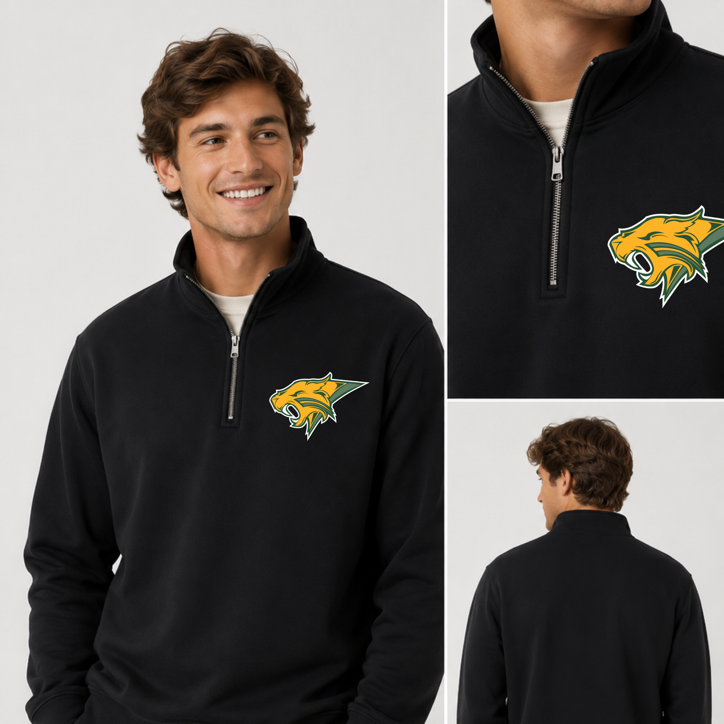 Bobcat Midweight Quarter-Zip Pullover