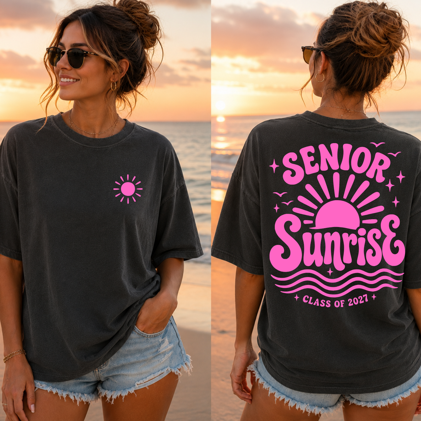 Senior Sunrise Tee Front/Back