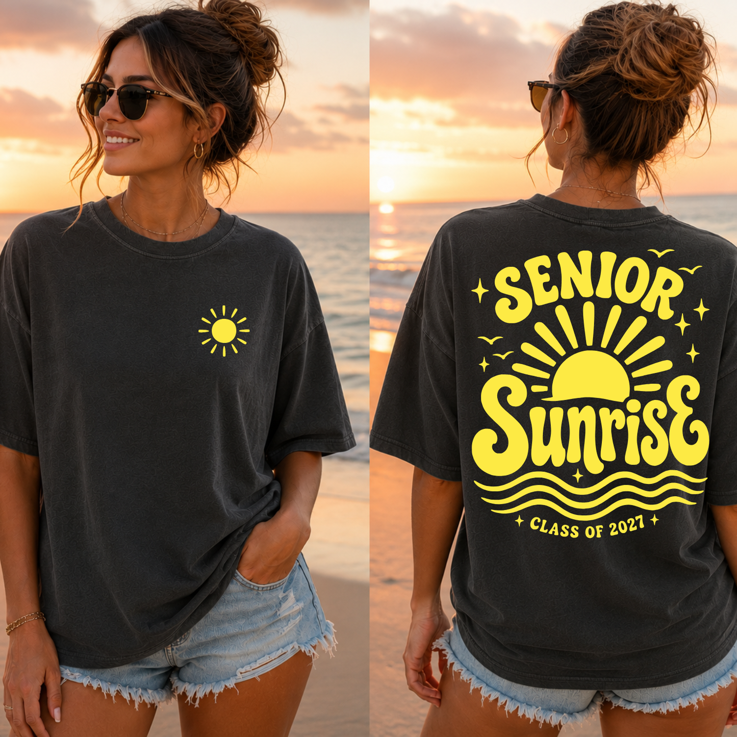 Senior Sunrise Tee Front/Back