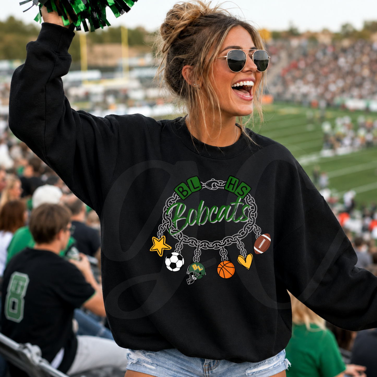 Basehor-Linwood Charm Bracelet Tee or Crewneck