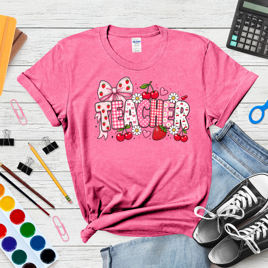 Teacher Cherries & Berries Tee