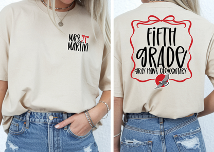 Bow Grade Level Tee/Speciality (Personalize)