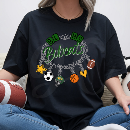 Basehor-Linwood Charm Bracelet Tee or Crewneck