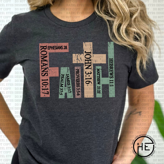 Faith with Scriptures Tee