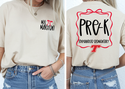 Bow Grade Level Tee/Speciality (Personalize)