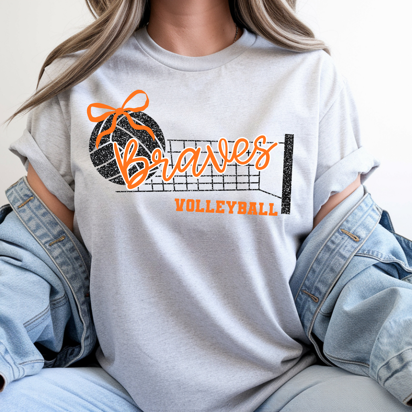 Braves Volleyball Net Tee