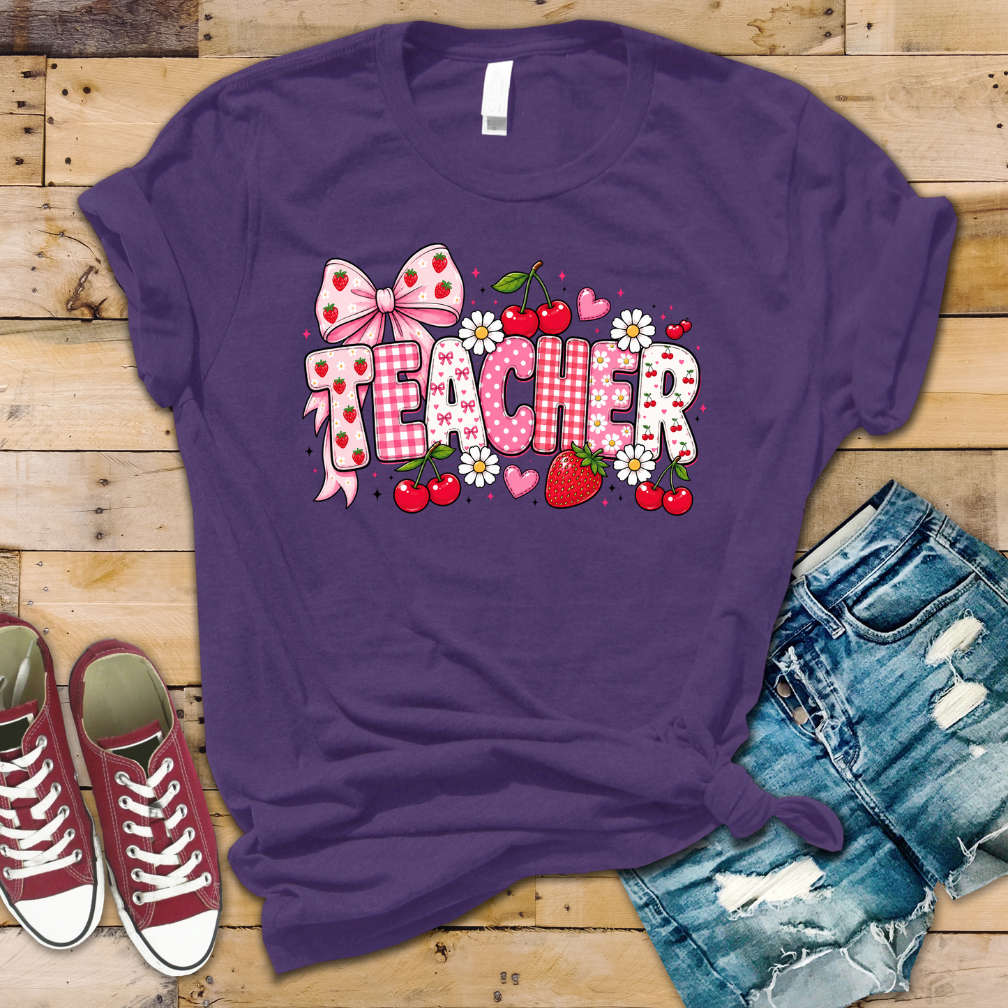 Teacher Cherries & Berries Tee