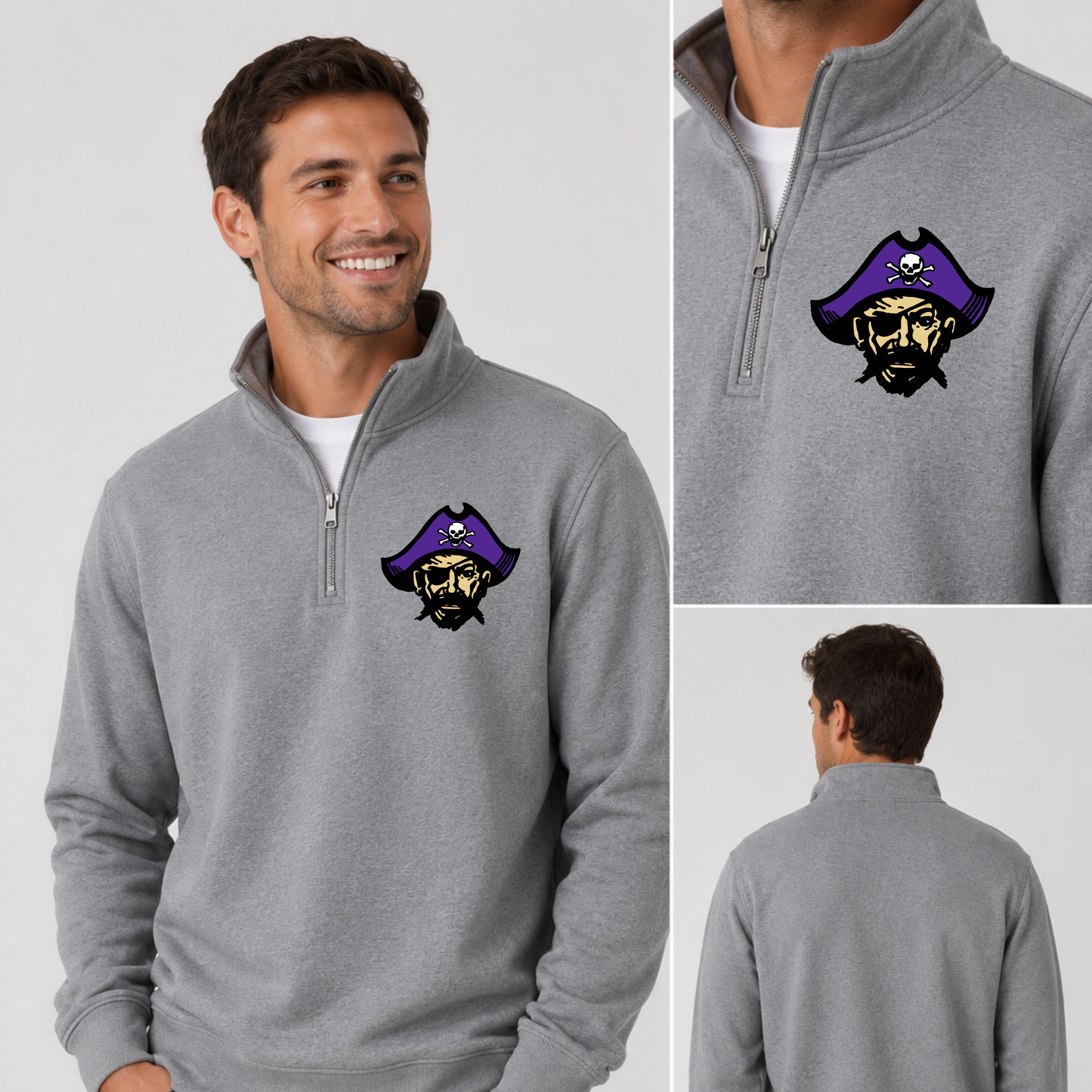 Pirates Midweight Quarter-Zip Pullover