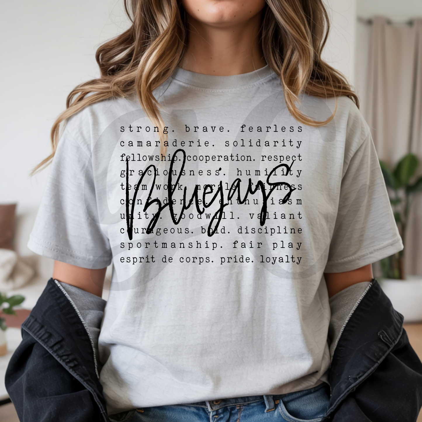 Bluejays Inspirational Words Tee