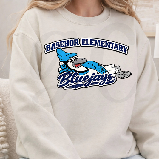 Basehor Elementary Bluejays Crewneck