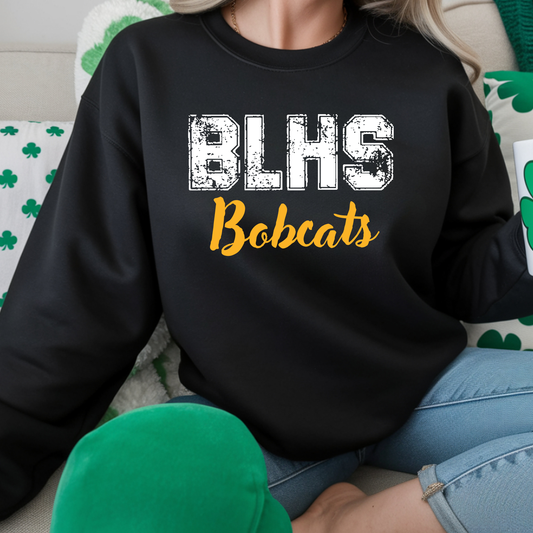BLHS Bobcats Varsity-Style Crewneck