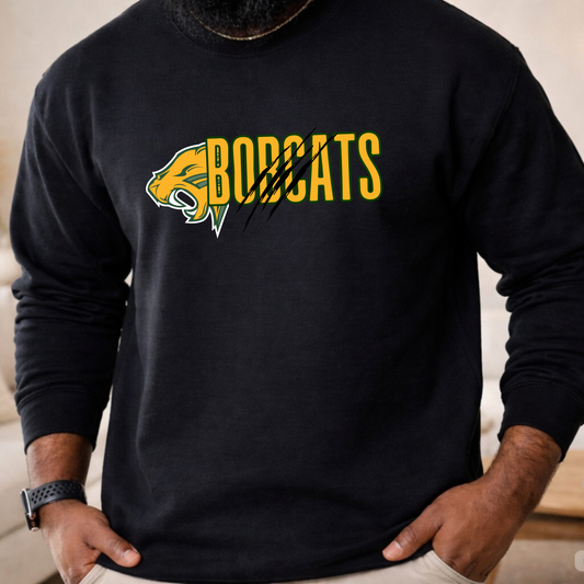 BLHS Bobcats Slash Crewneck