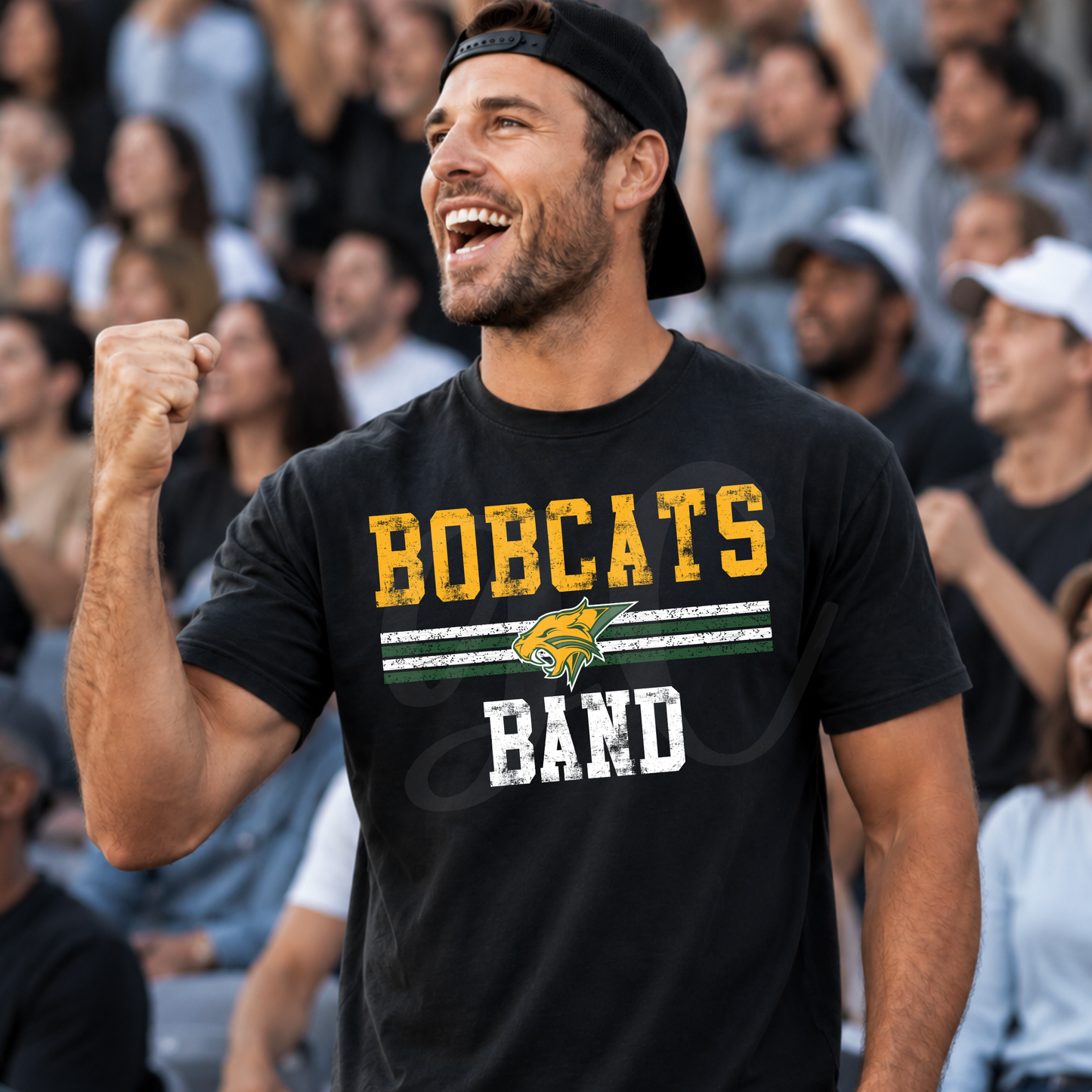 Bobcats Varsity Stripes Tee
